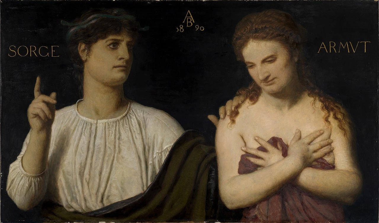 Povertà e preoccupazione - Pinacoteca statale di Karlsruhe